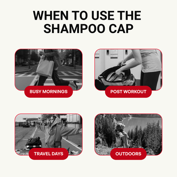 Rinse Free Shampoo Cap (4 Pack)